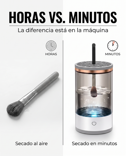Limpiador de Brochas de Maquillaje Eléctrico